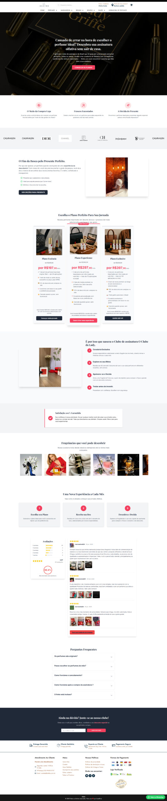 Template de loja de moda Kajo Griffe