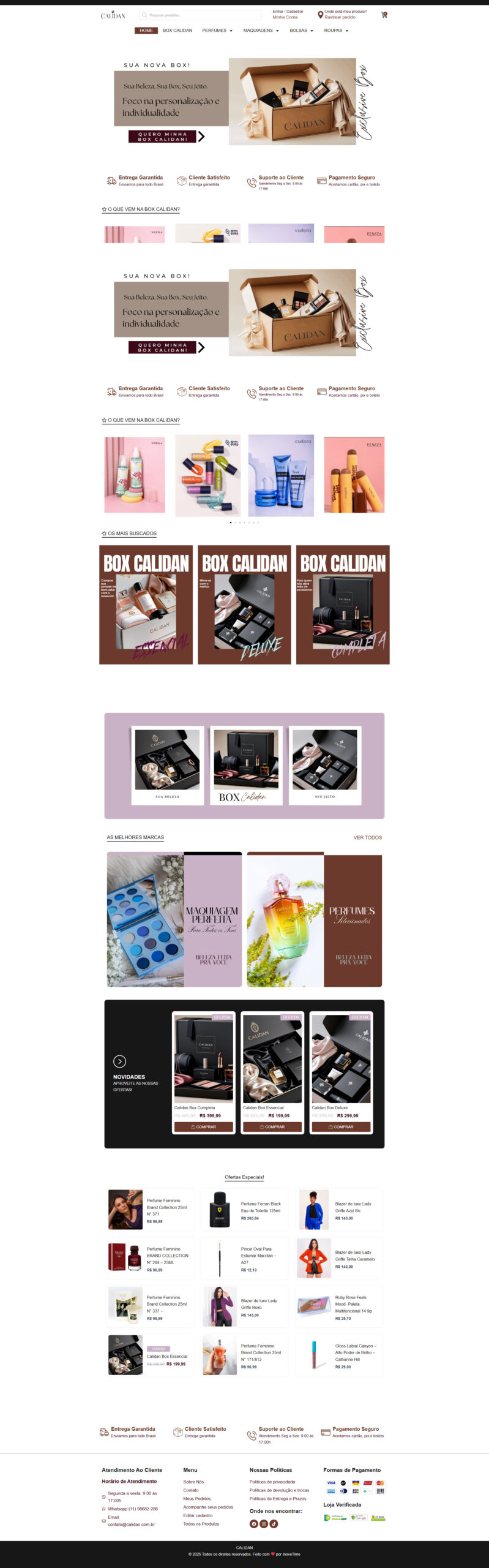 Template de loja de moda GC Coutinha